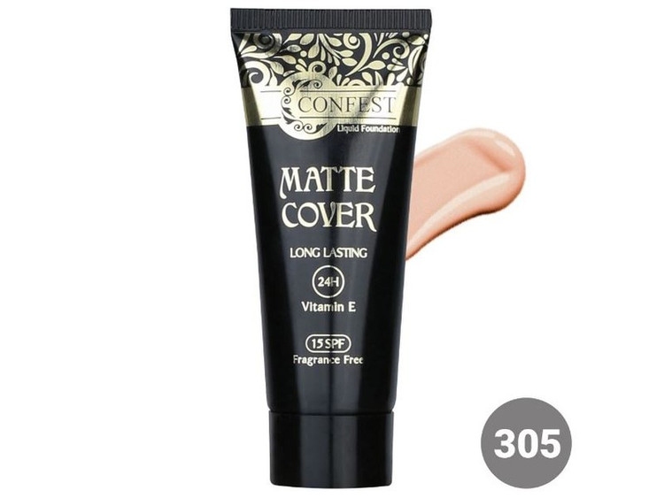 کرم پودر مات تیوپی کانفست کد 301