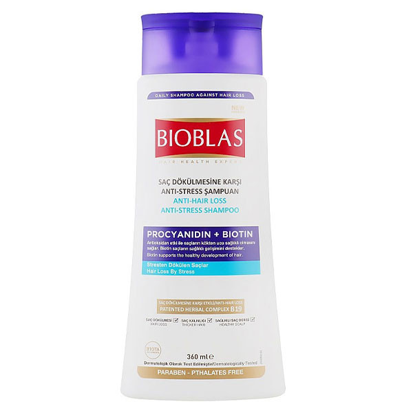 شامپو ضد ریزش بیوبلاس مدل PROCYANIDIN + BIOTIN