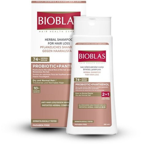 شامپو ضد ریزش بیوبلاس مدل PROBIOTIC + PANTHENOL