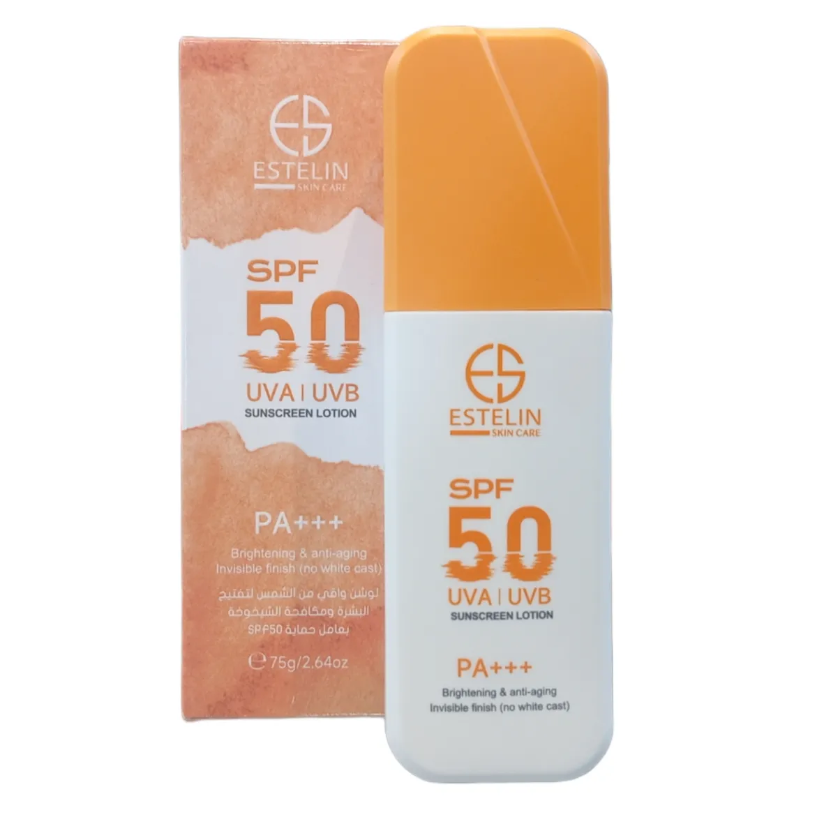 ضدآفتاب استلین حاوی SPF 50 مدل روشن کننده و ضد پیری